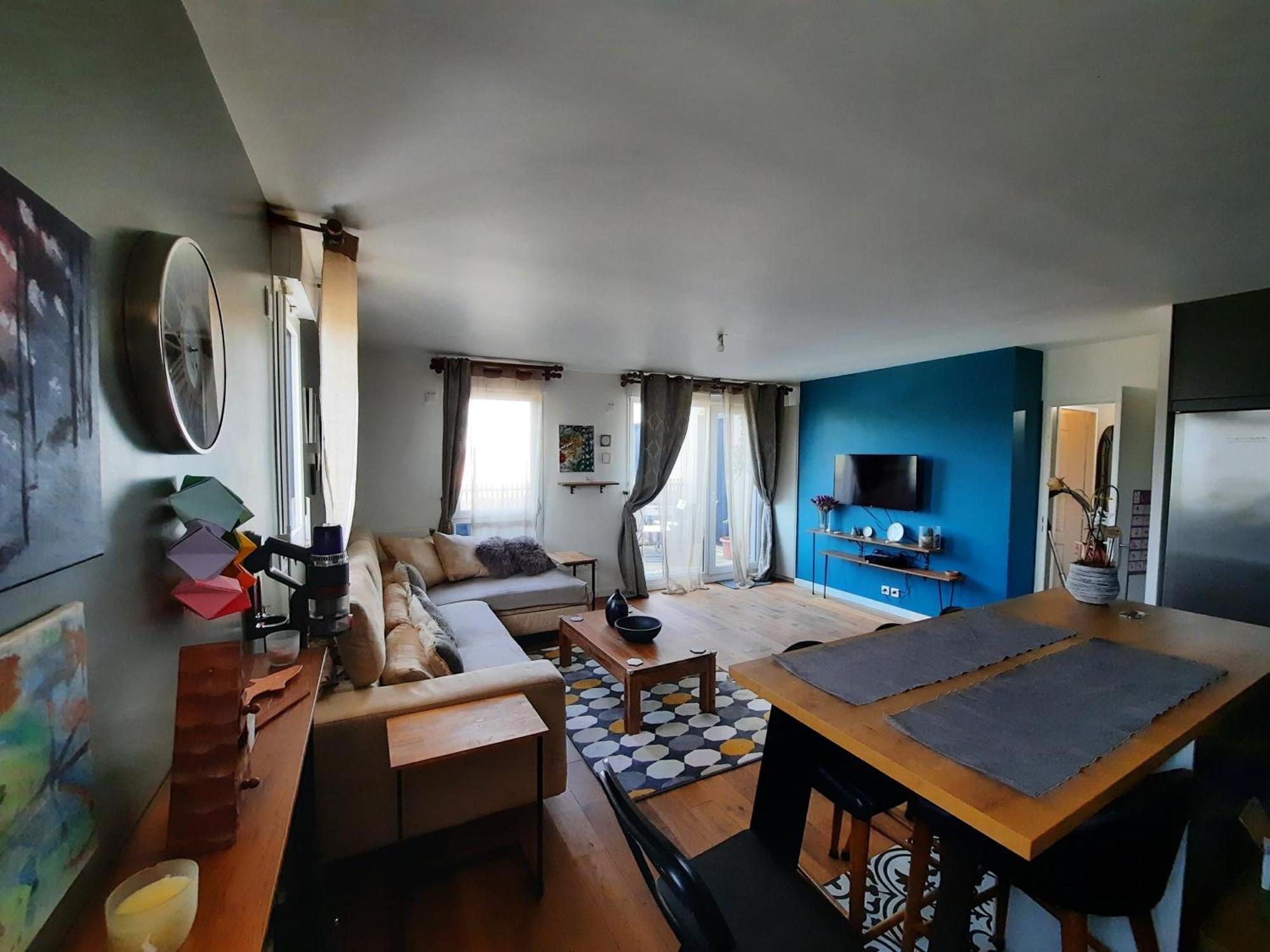 Magnifique Appartement Avec Terrasse Et Parking, 8 Personnes Nanterre Luaran gambar
