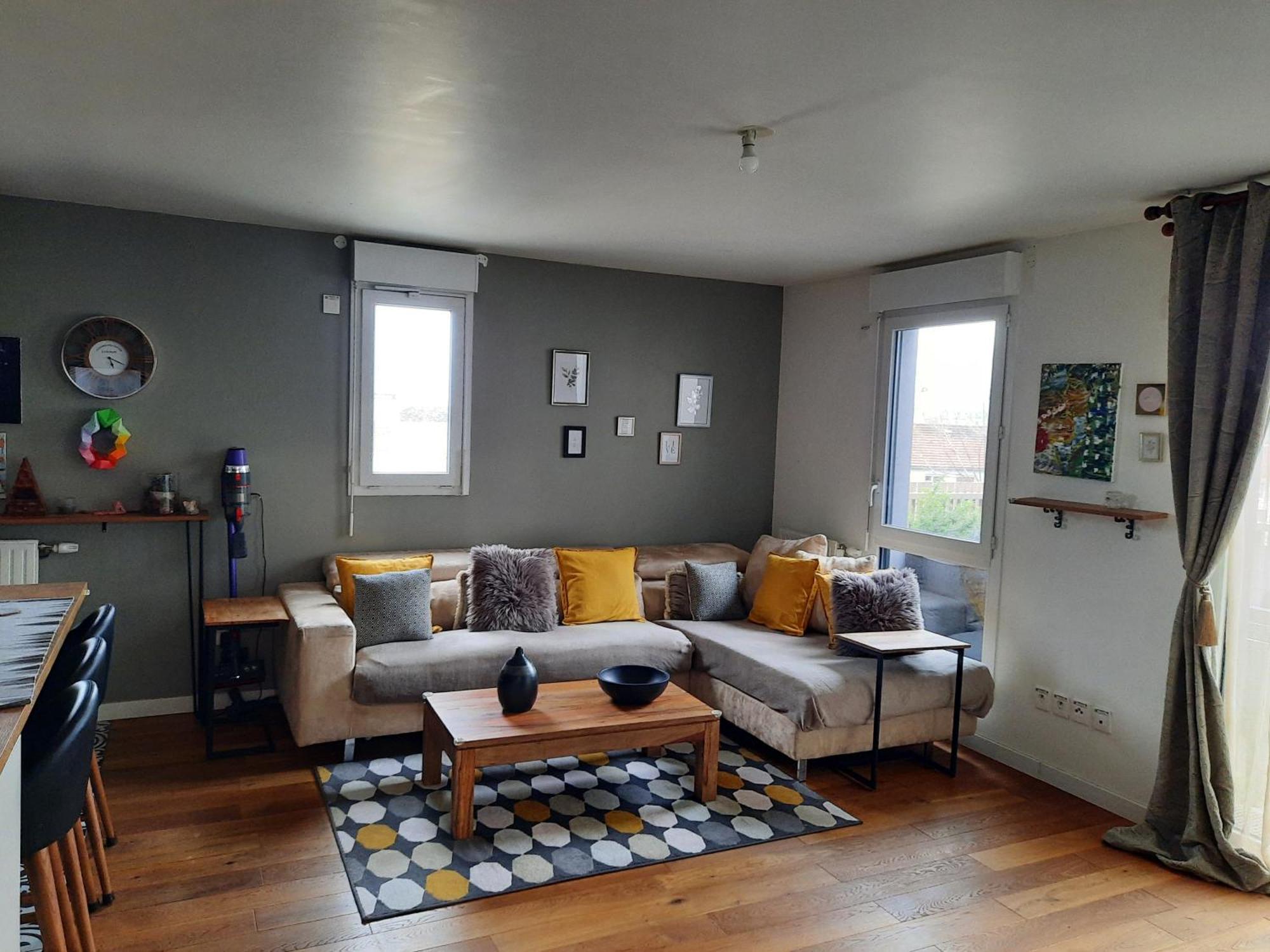 Magnifique Appartement Avec Terrasse Et Parking, 8 Personnes Nanterre Luaran gambar